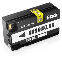 Inkuten Hp 950XL CN045AN Professionally Remanufactured High Yield Black Inkjet Cartridge For Hp Officejet Pro 251DW 276DW Mfp 8100 8600 8600 Plus 8600 Premium 8610 8615 8620 8630 Printers