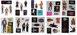 Myesha Toys Wwe Character Small Stickers Assorted Pack Of 10