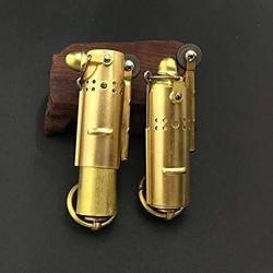 Youfeel Trench Lighter Replica - Solid Brass- Wwi - Wwii - Vintage Style 2 Pack
