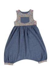 Denim Playsuit girls- And Paisley - 6-12-MONTHS