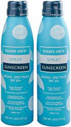 Trader Joe's Nourish Spray Sunscreen Spf 50+ Broad Spectrum 2-PACK