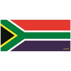 Iconix South Africa Flag Full Desk Coverage Gaming And Office Mouse Pad