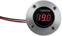 Xscorpion DVM3RS 3-DIGIT Red LED Digital Voltage Display Round Voltmeter