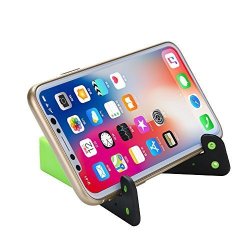 Shmei Portable MINI Folded Table Desk Stand Holder Mount For Mobile Phone Iphone New Foldable Small Plastic Mobile Phone Holder Green