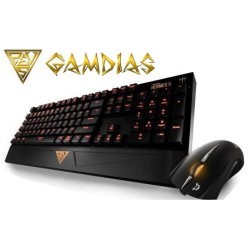 Gamdias Hermes GKC1002 Lite Mechanical Gaming Keyboard And Erebos Lite V2 Mouse Combo – Ttc red Switches 256K Built-in Memory 1000HZ Polling Rate Anti-ghosting With