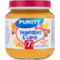 Purity Vegetables & Lamb 2ND Baby Food 125ML
