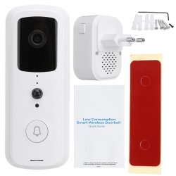 Wireless Video Doorbell Smart Phone Door Ring Intercom Camera Security Bell Eu Plug