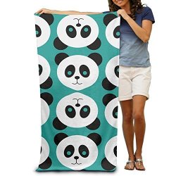Edgar Bell Beach Towel Panda Microfiber Towel