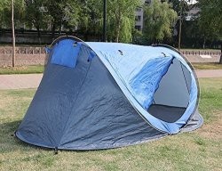 Toparchery Lightweight 3-4 Person Camping Backpacking Tent With Carry Bag