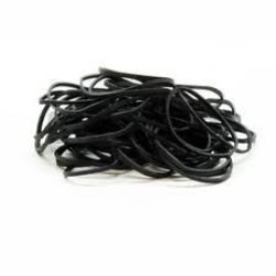 32 Black Uv Protected Angler Rubber Bands