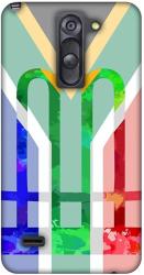 Amzer Slim Designer Snap On Hard Shell Case For LG G3 Stylus D690 - The Huguenot Monument- South Africa Flag
