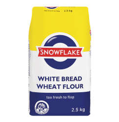 Snowflake White Bread Wheat Flour 8 X 2.5KG