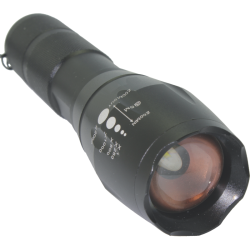 Major Tech - MFL140 LED 6W Flashlight C w Bike Clip - 500 Lumens