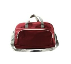 Lightweight Travel Duffle Bag Red With Large Capacity - Size 24 And Portable Design - Perfect For Carry On Luggage Overnight Trips And Gym