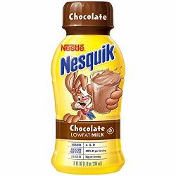 Nestle Nesquik Chocolate Lowfat Milk 8 Oz. Bottles 15 Pk. Pack Of 2