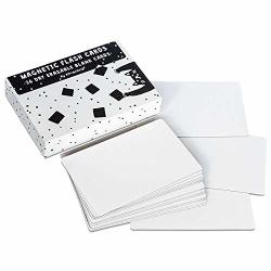 36 X Magnetic Large Blank Cards, Dry Erase Whiteboard Magnets / Labels 5.6  x 3.6