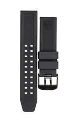 Luminox 23MM Rubber Strap Evo Watch Band 3050 3950 Colormark Navy Seal Navy Black Pvd