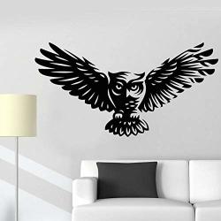 Tivopa Home Art Waterproof Wallpaper Owl Bird Feather Wings Sticker Vinyl Wall Decal Tremovable Dacal For Living Room LW34