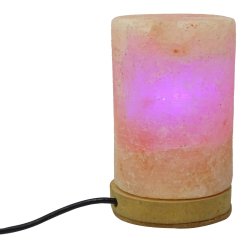 Himalayan Crystal Rock Pink Salt Lamp LED Ionized Natural Air Purifier SLP98A-3