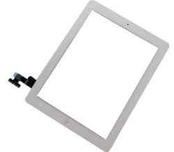 Ipad 2 Digitezer Touch Screen With Home Button And Adhesive White Oem