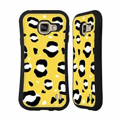 Official Grace Illustration Yellow Leopard Animal Prints Hybrid Case For Samsung Galaxy A3 2016