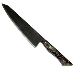 8 Japanese VG10 Steel Kurouchi Kiristuke Knife W Resin Handle