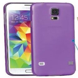 Promate Gshell S5 Ultra-thin Colored Protective Shell Case For Samsung Galaxy S5 Colour:purple Retail Box 1 Year Warranty