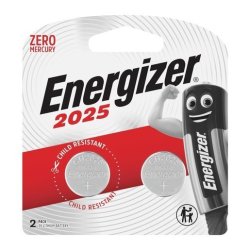 Energizer Lithium Coin Battery 2025 2 Pack