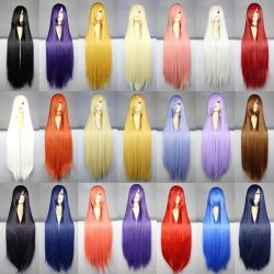 Long Straight Wigs White