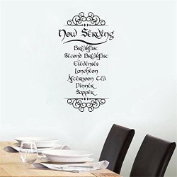 Tomorrowdecal Vinyl Wall Decal Quote Stickers Home Decoration Wall Art Mural The Hobbit Tolkien Inspired Meal Quotes For Kitchen Dining Room