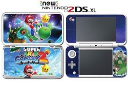 Super Mario Bros 2 3D Land World Yoshi Video Game Vinyl Decal Skin Sticker Cover For Nintendo New 2DS XL System Console