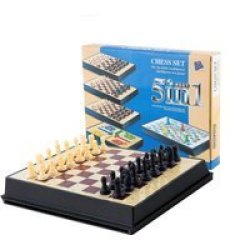 5-IN-1 Magnetic Chess Game Set