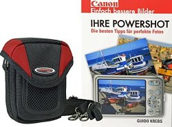 Camera Case Adventure X-treme Pocket Black red Plus Photo Canon Powershot For Canon
