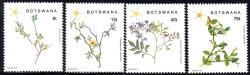 Botswana - 1988 Christmas Flowering Plants Set Mnh Sg 665-668