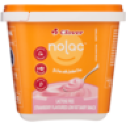 Clover Nolac Strawberry Flavoured Lactose Free Low Fat Dairy Snack 750G