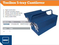 Toolbox 5-tray Cantilever