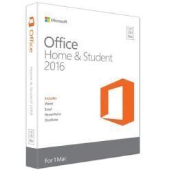 Microsoft Office Home & Student 2016 License for 1 Mac User