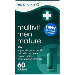Clicks Multivit Men Mature 60 Tablets