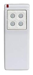Linear DXS-25 Supervised 5-BUTTON 8-CHANNEL Handheld Transmitter White With Green Buttons