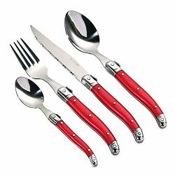 Tableware-gq 16-PIECE Cutlery Set - Black@red