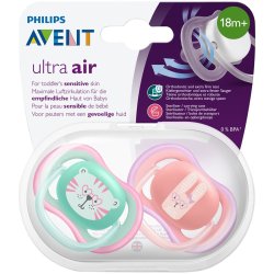 Avent SOOTHER18M Twin Pack