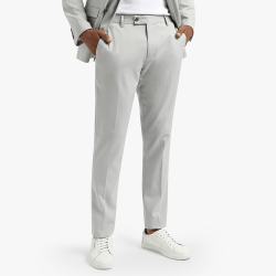 Men&apos S Slim Grey Suit Trouser