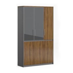 Gof Furniture - Arto 4 Storage Cabinet Ebony