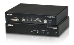 Aten - USB Dvi Single Link Optical Onsole Extender W Audio Up To 12 Miles 20KM w Eu out Adp.