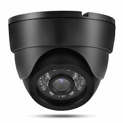 HD 1080P Ahd Camera Dome Monitoring Camera LED Ir Day & Night Monitoring For Car home Security 120 Wide-angle Vision 360 Degree Adjustable Black Black