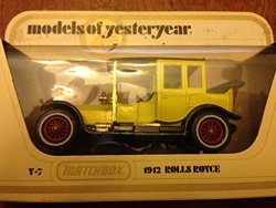 Matchbox Models Of Yesteryear Y 7 1912 Rolls Royce