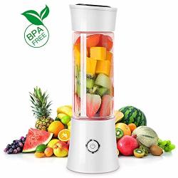 Kamspark Portable Blender Jucier Cup For Shakes And Smoothies Small Blender Bottle 16 Oz Wireless Smoothie Blender USB Rechargeable 100 Watts MINI Personal Blender