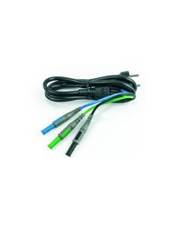 : Power Cable 3 Banana Shuko Black Green Blue - C2033X