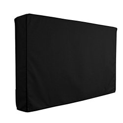 Outdoor Tv Cover Weatherproof Universal Television Protector For 30" - 32" LED Lcd Plasma Remote Control Storage Pocket Compatible With Most Mounts And Stands