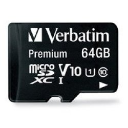 Verbatim 64GB Micro SDXC Plus Adaptor